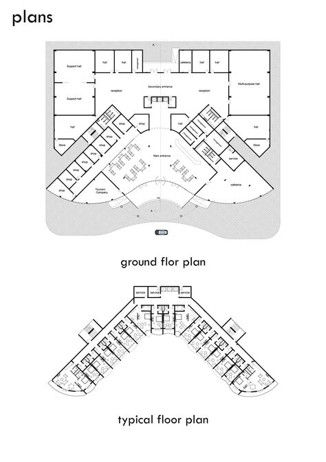 4-star hotel :: Behance 4 Star Hotel Plan, 4 Star Hotel Floor Plan, Hotel 4 Stars Architecture, Dormitory Concept, 5 Star Hotel Floor Plan, Hotel Lobby Floor Plan Layout, Hotel Ground Floor Plan, Motel Architecture, Hotel Lobby Floor Plan