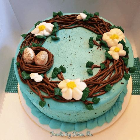 Bird Nest Cake, Bird Birthday Cake, Nest Cake, Birds Cake, Bird Cake, Marvel Cake, Baker Cake, Cake Designs Images, 2 Birthday Cake