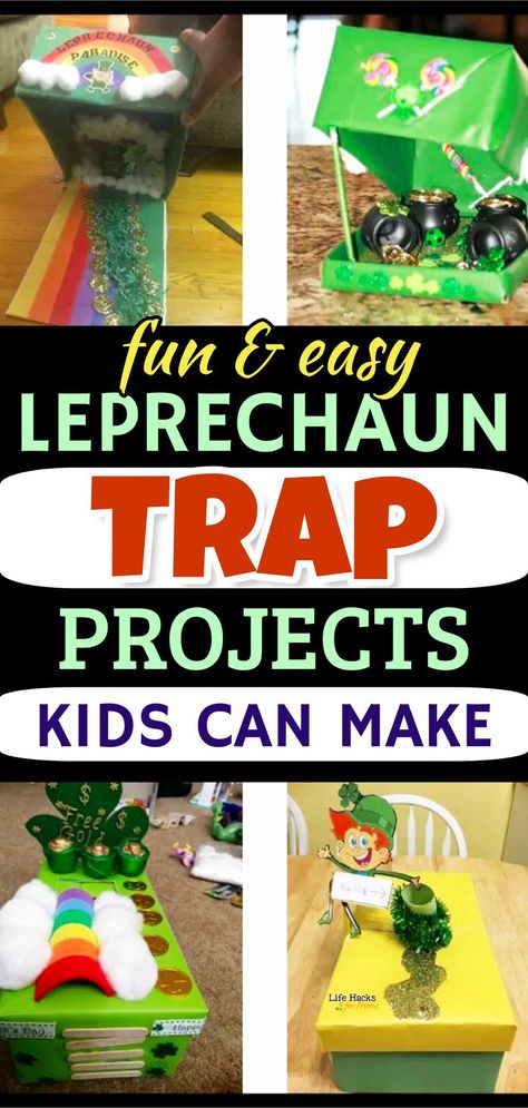 Leprechaun Traps Ideas For Kids Shoebox Easy, Shoe Box Leprechaun Trap, Leprachan Trap For Kids Easy, Leperchaun Trap, Leprechaun Traps Ideas For Kids, Kindergarten Leprechaun Trap, Easy Leprechaun Trap, Diy Leprechaun Trap, Leprechaun Trap Ideas