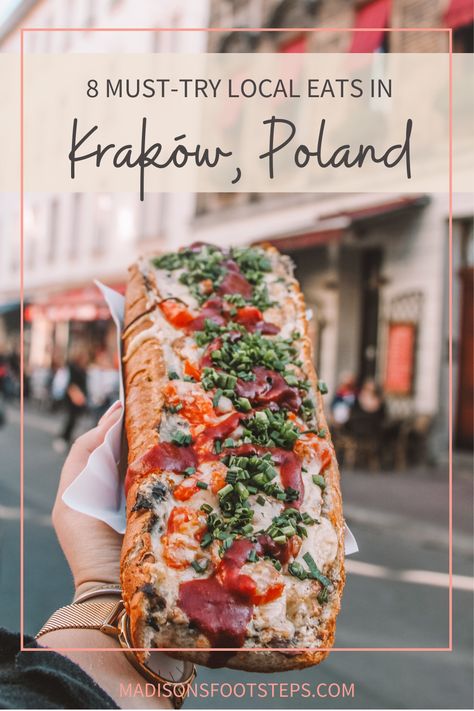 Krakow Food Guide, Warsaw Poland Restaurants, Day Trips From Krakow, Warsaw Poland Food, Where To Eat In Krakow, Poland Food Traditional, Jewish Quarter Krakow, Polish Street Food, Krakow Photo Ideas