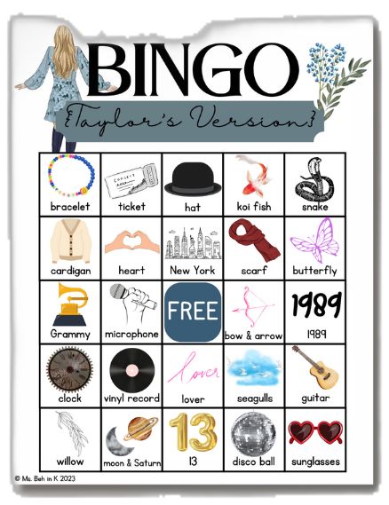 Taylor Swift Taylor Swift Charades, Taylor Swift Bingo Template, Taylor Swift Camp Ideas, Taylor Swift Themed Games, Taylor Swift Themed Activities, Taylor Swift Party Games Kids, Taylor Swift Crafts Ideas For Kids, Taylor Swift Activities For Kids, Taylor Swift Birthday Sleepover