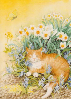 ' Cat Art Illustration, 수채화 그림, Cat Artwork, Cats Illustration, Arte Animal, Art And Illustration, Cat Painting, Cat Illustration, Cat Drawing