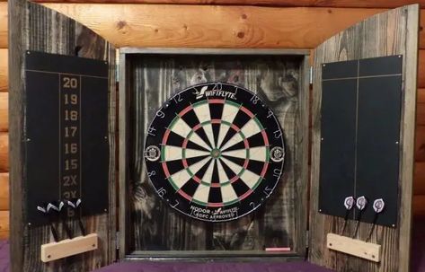 High-Quality Brittle Dartboard Cabinet Dartboard Cabinet Plans, Dartboard Cabinet Diy, Dartboard Cabinet, Dart Board Cabinet, Cabinet Plans, Pallet Outdoor, Old Pallets, Jim Beam, Dart Board