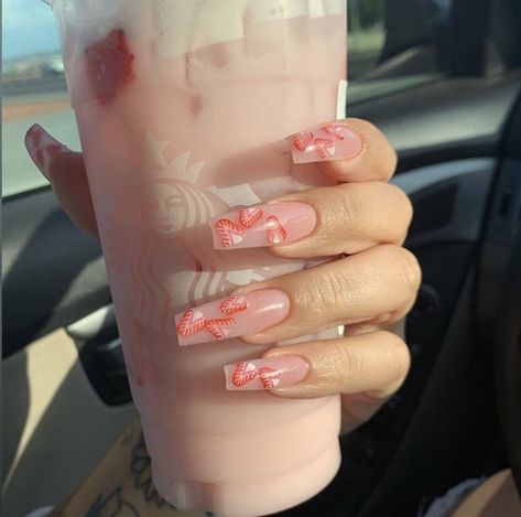 Pink Drink Nails, Nail Poses, Statement Nail, Pink Drink, Dope Nail Designs, Pink Drinks, Dream Nails, Dope Nails, Nail Manicure