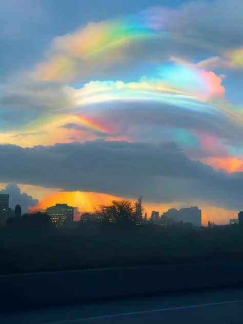 Rainbow Sky Aesthetic, Moon Rainbow, Orion Constellation, Rainbow Clouds, Rainbow Sky, Rainbow Aesthetic, Rainbow Cloud, Amazing Animals, Stonehenge