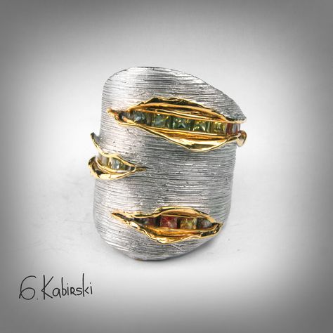 German Kabirski, Art Jewelry Ring, Jewelry Gallery, Art Ancien, Art Jewelry Contemporary, Contemporary Ring, Unusual Jewelry, Contemporary Jewellery, Stunning Jewellery