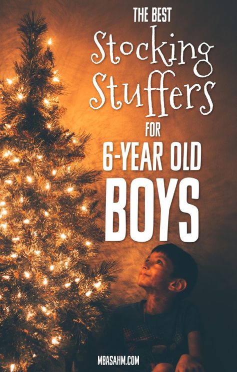 These stocking stuffers for 6-year old boys are the perfect gifts for your little boy! Good luck with your Christmas shopping! Little Boy Stocking Stuffers, Stocking Stuffers For Boys 5-7, Gifts For 5 Year Boy, Boy Stocking Stuffers, Sticking Stuffers, Kids Stocking Stuffers, Diy Birthday Gifts For Him, Stocking Stuffers For Boys, Stocking Stuffers For Kids