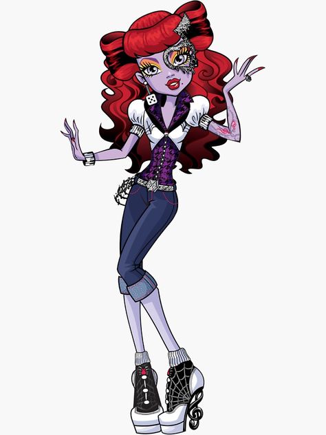 "Operetta" Sticker for Sale by mandy-2527 Monster High Wiki, Monster High Halloween, Monster High Cosplay, Monster High Costume, Monster High School, Arte Monster High, Monster High Pictures, Monster High Party, Moster High