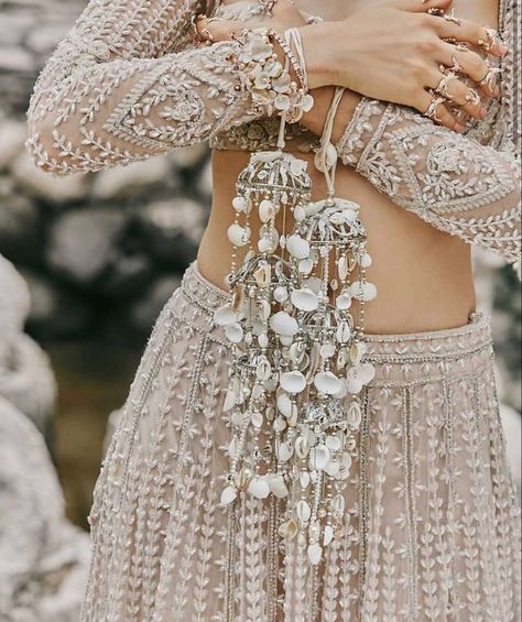 #fashion #kalire #indianwedding #weddingblouse #lehenga Kalira Designs, Kaleera Designs, Bridal Chura, Indian Bridal Jewellery, Desi Aesthetics, Hand Accessories, Indian Bridal Fashion, Desi Aesthetic, Bridal Bangles