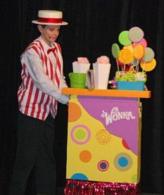 candy man Halloween Costume | 1000+ images about Wonka Candyman and Costume on Pinterest ... Willy Wonka Halloween Decorations, Wonka Week, Willy Wonka Halloween, Chocolate School, Man Halloween Costume, Willy Wonka Costume, Chocolate Factory Party, Candy Props, Willy Wonka Party