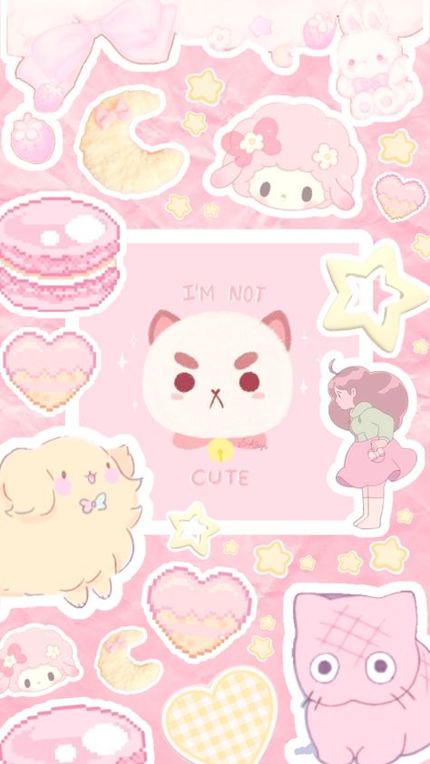 #kawaii #cute #pink #yellow #pastel #bee #puppycat #puppy #cat #beeandpuppycat #anime #cutecore #kawaiiaesthetic #kitty #star #stars #pretty #prettyinpink #fairykei #dog #tvshow #fandom #wholesome Nerdy Wallpaper, Bee Puppycat, Pink Wallpaper Ipad, Pink Pages, Yellow Pastel, Bee And Puppycat, Cat Cafe, Edgy Wallpaper, Adventure Time Anime