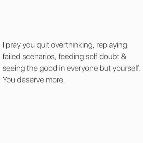 BuddhiBox: Yoga Lifestyle Box on Instagram: “Just a reminder - YOU are deserving. Treat yourself well this #soulsunday yogis. . . . . . . #buddhibox #soulsunday #selflove #selfhelp…” Quit Overthinking, Life Quotes Love, I Pray, Real Quotes, Note To Self, Pretty Words, Relatable Quotes, The Words, True Quotes