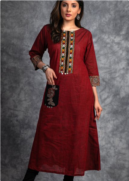 Buy Latest Designer Kurtis Online for Woman | Handloom, Cotton, Silk Designer Kurtis Online - Sujatra – Page 2 Ikkat Kurtis, Designer Churidar, Dress Materials Online Shopping, Handloom Kurta, Latest Designer Kurtis, Designer Kurtis Online, Silk Kurti Designs, Kurtis Tops, New Kurti Designs