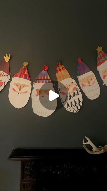 Little Artists | Art Education projects with a difference on Instagram: "ONE WEEK TO GO, HO HO! Our Santa Cut Out tutorial is available for one more week! The ultimate Christmas  collage project for creative, festive fun ~ bunting, decorations, cards, wrapping paper 🎅🏼🎄✨ this is such a fun project! Don’t miss out. You can sign up and access this tutorial (and many others) by following the link in our bio #santa #christmasart #christmascollage #christmas #christmascraftsforkids #christmascrafting #arteducation #artforkids #artprojectsforchildren #teachingart #artclassroom #artactivity #artactivitiesforkids #artteacher #artteaching #artteachingideas #primaryart #primaryartteacher #arttutorial #arttutorials #creativekids #arteducationmatters #iteachart #elementaryart #elementaryartteacher Kids Christmas Diy Crafts, Christmas Decoration Classroom, Paper Chains Christmas, December Art, Classroom Christmas Decorations, Christmas Diy Kids, Collage Project, Art Education Projects, Christmas Gift Tags Diy