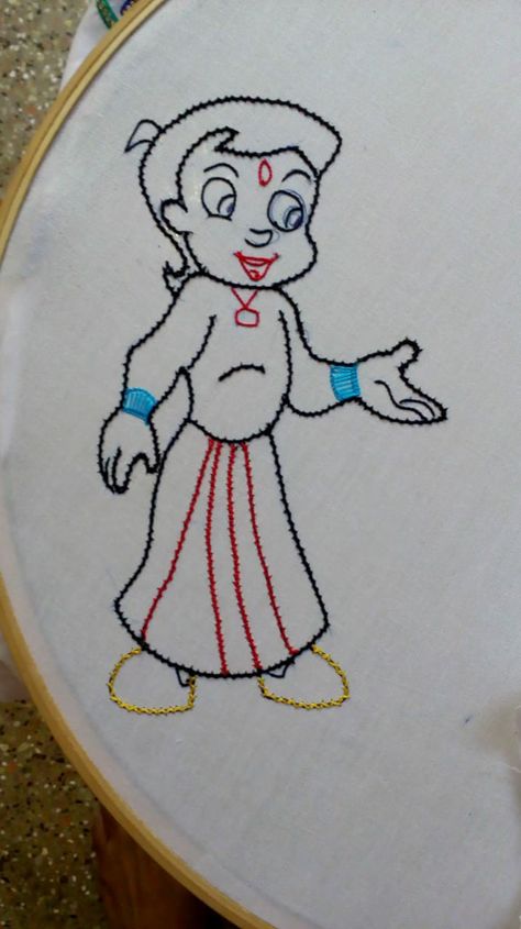 Aari Work Cartoon Design, Aari Chain Stitch Image, Zig Zag Aari Work Design, Zig Zag Design Aari Work, Zig Zag Stitch Aari Design Image, Back Chain Stitch Design, Zig Zag Stitch Embroidery Designs, Chotti Stitch Design Drawing, Chain Stiching Designs