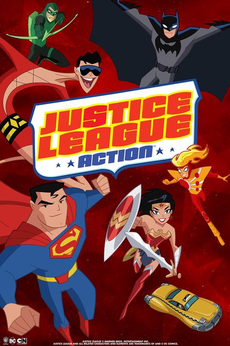 While Cartoon Network will premiere the “Justice League Action” animated series in the USA on December 16, the first few episodes have already aired in the UK, and are available to watc… Justice League Action, New Justice League, The Justice League, Justice League Unlimited, The Justice, Dc Movies, Teen Titans Go, New Poster, Dc Superheroes