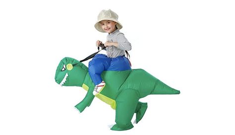 The 15 Best Kids’ Halloween Costumes on Amazon—All Under $30 #purewow #amazon #amazon shopping #shopping #costume #family #halloween T Rex Halloween Costume, Dinosaur Fancy Dress, Costume Dinosaure, Kids Dinosaur Costume, Inflatable Dinosaur Costume, Inflatable Dinosaur, T Rex Costume, Happy Halloween Pictures, Funny Dinosaur