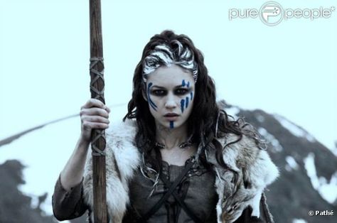 The staff, in Norse also called “gandur” (refer to the English word “wand”), was… Olga Kurylenko Centurion, Celtic Warriors, Olga Kurylenko, Viking History, Norse Vikings, Christina Hendricks, Norse Mythology, Gods And Goddesses, Larp