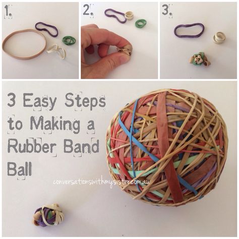 How To Store Rubber Bands, Money In Rubber Band, How To Make A Rubber Band Ball, How To Shoot Rubber Bands With Fingers, Rubber Band Powered Car, Rubber Band Instruments, Playdate Activities, Fun Hacks, Wax Wraps