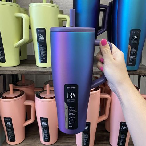 BEST SELLING Brumate Era tumblers! ✨ So many cute colors to choose from! Sold in 40oz and 30oz! Comment your favorite below! #ootd #texasboutique #planoboutique #newarrivals #brumate #brumateera #giftshop #giftsforher #giftideas #outfitoftheday #casualstyle #boutique #nowtrending #shoponline #onlinenow #shopnewarrivals #visitplano #planotx #shopplano #cuteoutfits #visitrockwall #rockwalltx Brumate Era 40oz, Brumate Era, Texas Boutique, Cute Colors, Cup Holder, Gift Shop, Casual Style, Outfit Of The Day, Cute Outfits