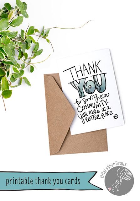 Printable community helpers thank you cards Printable Community Helpers, Community Helpers For Kids, Prek Community Helpers, Community Helpers Week, Encouragement Notes, Community Helpers Theme, Community Helper, Printable Thank You Cards, Handprint Crafts