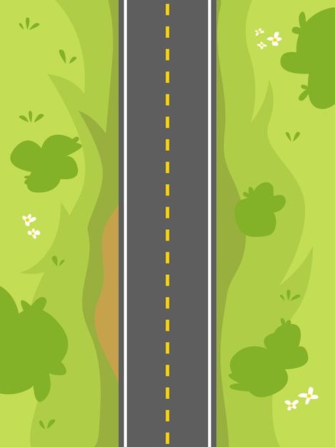 Pictures Of Roads, Highway Drawing, Road Top View, Drawing Road, Road Clipart, Cartoon Road, Car Top View, Road Drawing, Community Helpers Preschool Activities