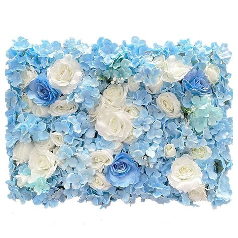 PRICES MAY VARY. 【Durable And High-Quality Materials】This set of rose wall panels includes 6 artificial 3D silk flower panels, each with a front size of 24x16 inches. The background of these artificial flower walls is handmade from high-quality silk, and the panel group is made of silk, which is sturdy, not easy to tear, fade or deform, meeting the decoration needs of all seasons. Therefore, it can be used for a long time and will never fade. 【Complete Appearance and Diy】Flexible plastic mesh fr Blue Flowers Backdrop, Blue Floral Backdrop, Blue Flower Wall Backdrop, Tiffany Blue Flower Wall, Silk Flower Decor, Floral Wall Backdrop Blue Purle And Pink, Sky Blue Floral Background, Flower Walls, Wedding Event Decor