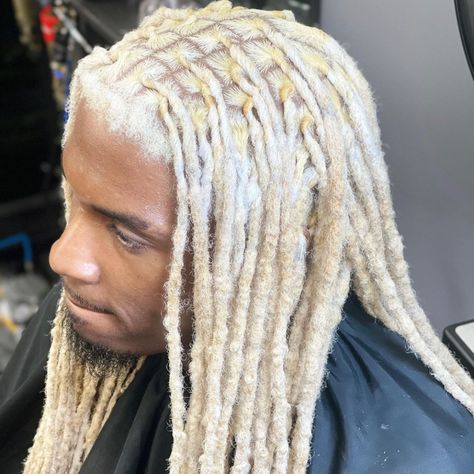 Blonde Dreadlocks Men, Brown And Blonde Dreads Men, Platinum Blonde Dreads Men, Bleached Dreads Men, Platinum Blonde Dreads, Blonde Men, Blonde Dreadlocks, Dreadlocks Men, Blonde Guys