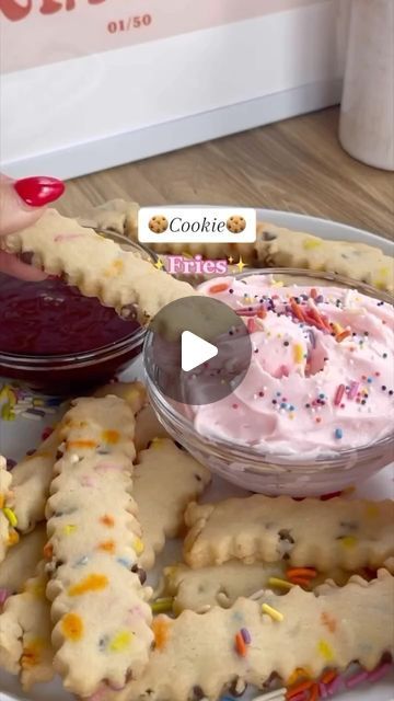 Recipes on Instagram: "Fries for dessert? Yup, you heard that right! Try these delicious cookie fries.🍪🍟 #cookiefries #dessert #recipes #summerrecipes #cookies" Cookie Fries Recipe, Appetizer Desserts, Cookie Fries, Tea Party Food, Fries Recipe, Cupcake Decorating, Dessert Appetizers, Party Apps, Quick Snacks