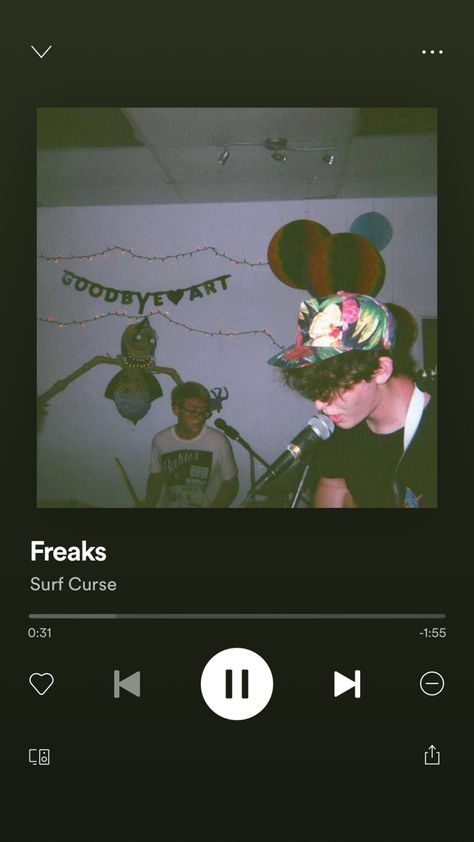 Freaks Song Cover, Freaks Aesthetic Song, Freaks Song Lyrics, Everything Song, Surf Curse, Hymn For The Weekend, Music Poster Ideas, Love Songs Playlist, Happy Music Video