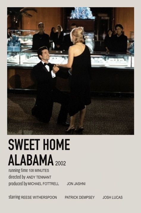 Sweet Home Alabama Movie, Polaroid Movie Poster, Romcom Movies, Movies To Watch Teenagers, Iconic Movie Posters, New Movies To Watch, Girly Movies, Film Posters Minimalist, Great Movies To Watch