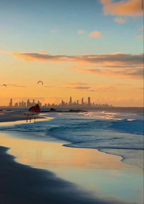 Port Town, Beach At Sunset, Branding Shoot, Gold Coast, East Coast, Travel Destinations, Bucket List, Surfing, Australia