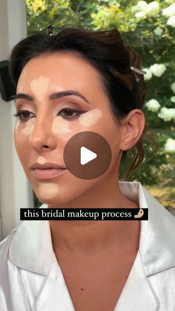 Jennifer Mendez on Instagram: "how satisfying is the bridal makeup process though?! look at that skin 🙌🏼

Bridal makeup by me @makeupbyjenxiixii on my stunning bride @jillaaayy 🤍
Hairstylist: @bridesbysette 

Book me via 📧: makeupbyjenxiix@gmail.com

#bride #bridalmakeup #bridalmakeupartist #bridalmakeuplook #bridalmakeupideas #weddingmakeup #weddingmakeupartist #weddingmakeupideas #nycmua #nycmakeupartist #longislandmua #longislandmakeupartist #njmua #njmakeupartist #pamua #pamakeupartist #makeupbyjenxiix" Subtle Glam Makeup Tutorial, Bridal Shower Makeup Looks, Soft Glam Bridal Makeup Tutorial, Natural Bridal Makeup Looks, Classy Makeup Elegant For Brown Eyes, Makeup Tutorial For Photoshoot, Bride Makeup Tutorial Step By Step, How To Bridal Makeup, Best Wedding Makeup Products