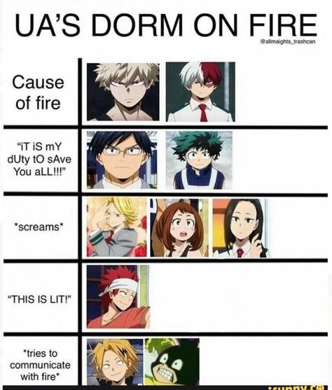 Class 1 A, My Hero Academia Shouto, Memes Anime, My Hero Academia Memes, Boku No Hero Academia Funny, Buko No Hero Academia, Anime Jokes, Anime Memes Funny, Anime Meme