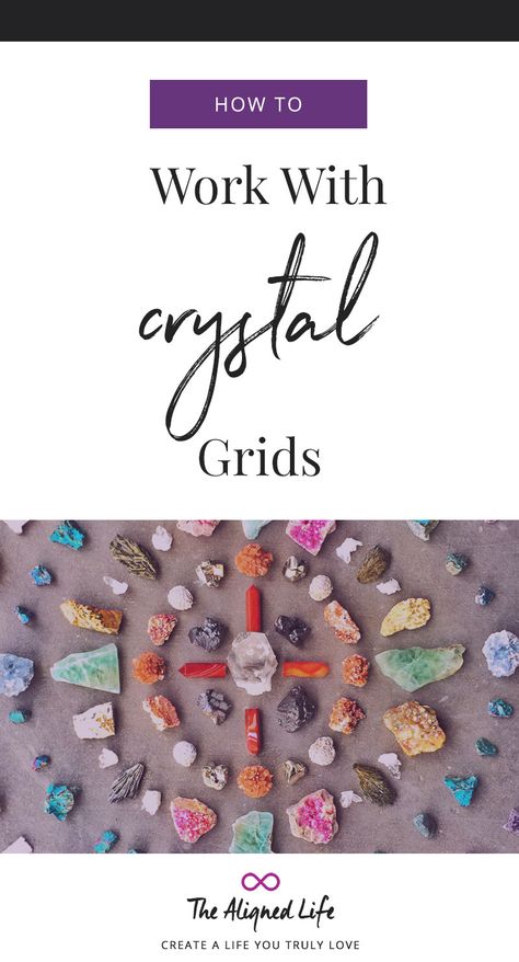 How to Work With Crystal Grids - The Aligned Life What Are Crystals, Displaying Crystals, Charge Crystals, Daily Mantra, Group Ideas, Crystal Grids, Cleansing Crystals, Meditation Crystals, Earth Elements