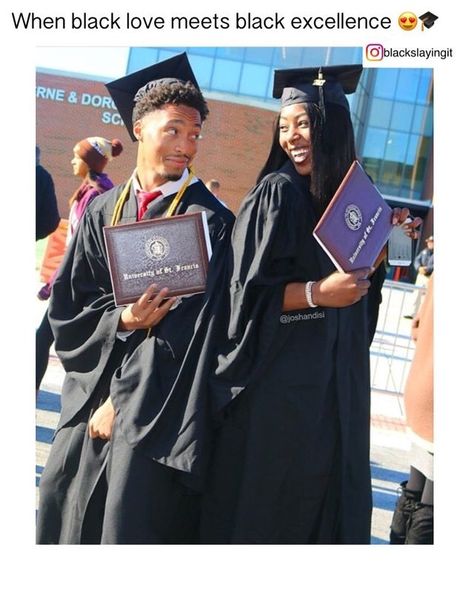 Black Couple Graduation Pictures College, Couple Graduation Pictures College, Graduation Couple, Graduation Pictures College, Couple Graduation Pictures, Couple Graduation, Couple Fits, Graduation Picture, Black Relationship Goals