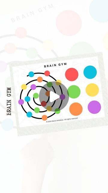 Brain Boosting Worksheets For Kindergarten, Brain Gym Worksheets, Attention Activities For Kids, Brain Boosting Activities For Kids, Right Brain Activities Kids Worksheets, Brain Boosting Activities, Brain Development Activities For Kids, Attention Activities, Canva Project