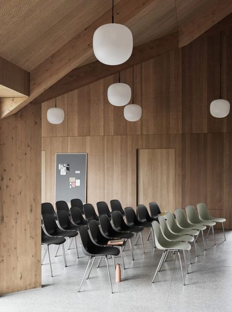 Competition: win a recycled plastic Fiber Chair from Muuto | Dezeen Conference Room Lighting, Molded Chair, Pendant Lamp Design, Shell Chair, Danish Furniture, Glass Pendant Lamp, Room Lighting, Luminaire Design, Design Within Reach