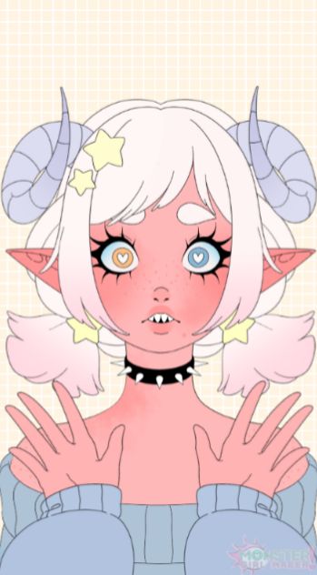 Comments 532 to 493 of 1213 - Monster Girl Maker by ghoulkiss Monster Girl Oc, Monster Girl Maker, Monster Girl Art, Cute Monsters Drawings, Creepy Monster, Monster Drawing, Baby Girl Art, Character Creator, Girl Sketch