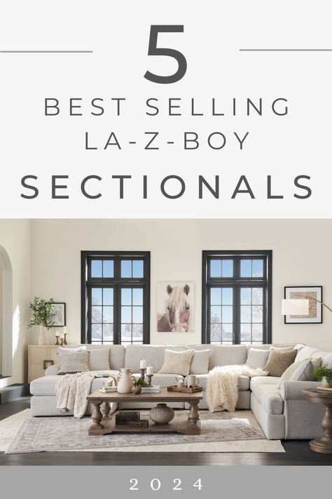 We analyzed our sales data and put together this article with the best selling La-Z-Boy Sectionals from this year. Lazyboy Furniture Living Rooms Ideas, Lazyboy Sectional, Lazy Boy Furniture, Modern Farmhouse Dining Room, Modern Farmhouse Dining, Lazy Boy, La Z Boy, Farmhouse Dining Room, Reclining Sectional