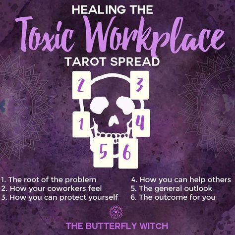 Butterfly Witch, Toxic Workplace, Tarot Reading Spreads, Learning Tarot Cards, Tarot Card Spreads, Tarot Tips, Tarot Meanings, Tarot Spread, Tarot Astrology