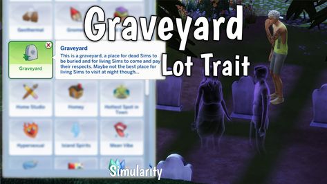 Sims 4 Graveyard Cc, Sims 4 Graveyard, Sims 4 Lot Traits, Cc Folder Sims 4, Writer Career, Sims 4 Traits, Am I Crazy, Sims 4 Studio, Play Sims