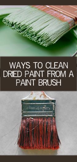 Ways to Clean Dried Paint From a Paint Brush Painted Furniture Ideas, Astuces Diy, Latex Paint, Hur Man Målar, Diy Cleaning Products, Paint Brush, Painting Tips, Home Repair, Household Hacks