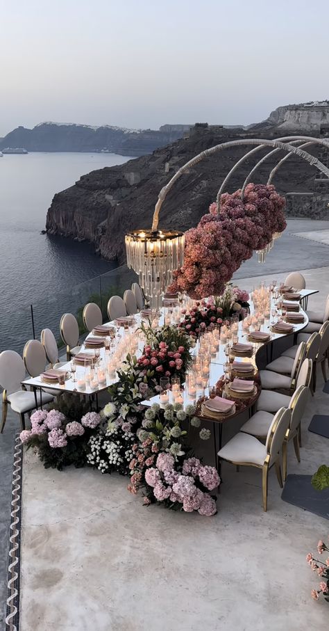 Greek Islands Wedding, Dream Wedding Reception, Intimate Wedding Reception, Dream Wedding Decorations, Wedding Planning Decor, Santorini Wedding, Wedding Decor Style, Wedding 2025, Greece Wedding