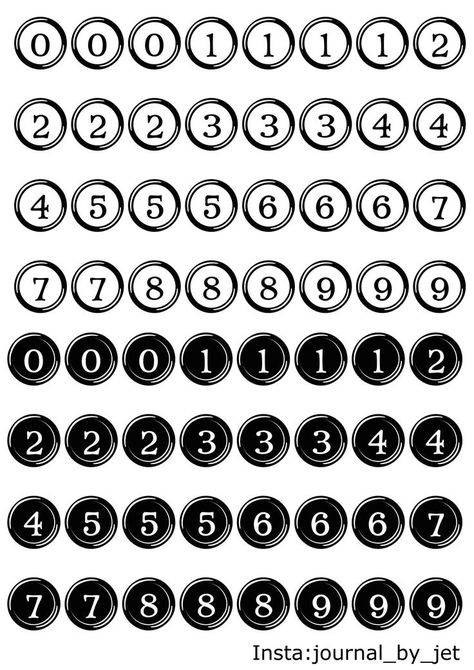 Free Printable Vintage Number Labels, Number Stickers Free Printable, Wednesday Nevermore, Vintage Numbers, Scrapbook Printing, Banner Letters, Scrapbook Background, Scrapbook Stickers Printable, Number Stickers