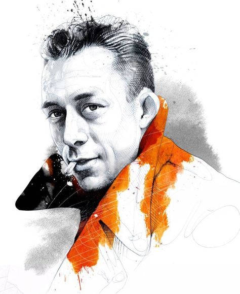 Albert Camus for L'Express ▪︎☆▪︎ ©David Despau | instagram Albert Camus Art, Albert Camus Quotes, Camus Quotes, Magazine L, Espn Magazine, Wild Country, French Magazine, Stranger Things 2, Mens Editorial