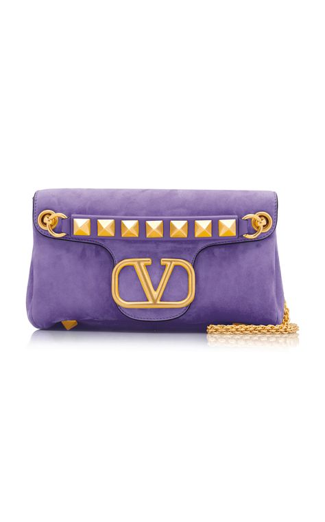 Valentino Garavani Stud Sign Shoulder Bag by VALENTINO for Preorder on Moda Operandi Valentino Garavani Bag, Roger Vivier, Wedding With Kids, Goat Leather, Ski Wear, Fine Jewellery Earrings, Moda Operandi, Washing Clothes, Valentino Garavani