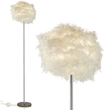 Feather Floor Lamp, Novelty Floor Lamp, Feather Lamp, Cloud Lamp, Traditional Lamps, Floor Lamps Living Room, Floor Lamp Shades, Funky Decor, White Floor Lamp