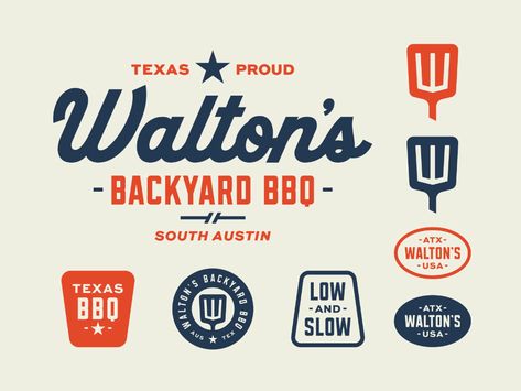 Bbq Logo, Bbq Brands, Alfabet Font, Retro Logos, Badge Logo, Logo Restaurant, Learning Design, Backyard Bbq, Badge Design