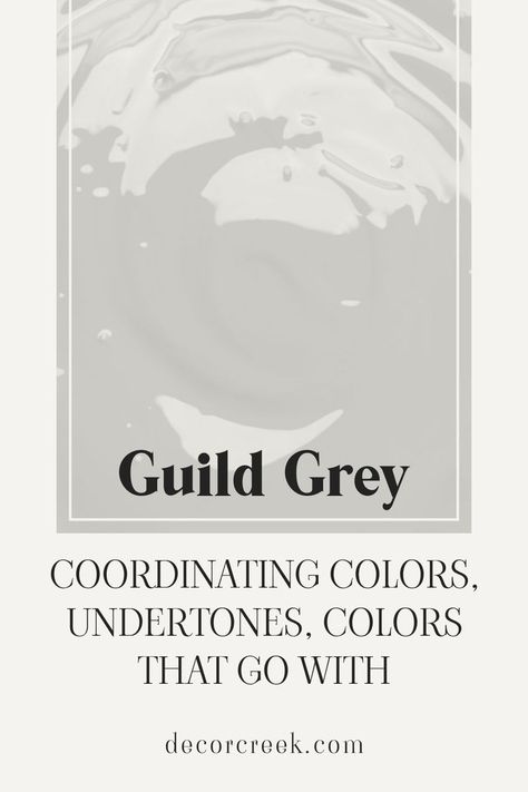 Guild Grey SW 9561  | Coordinating Colors, Undertones Accessible Beige Sw, Accessible Beige, Agreeable Gray, Grey Paint, Grey Paint Colors, Coordinating Colors, Paint Color, Sherwin Williams, Pure White